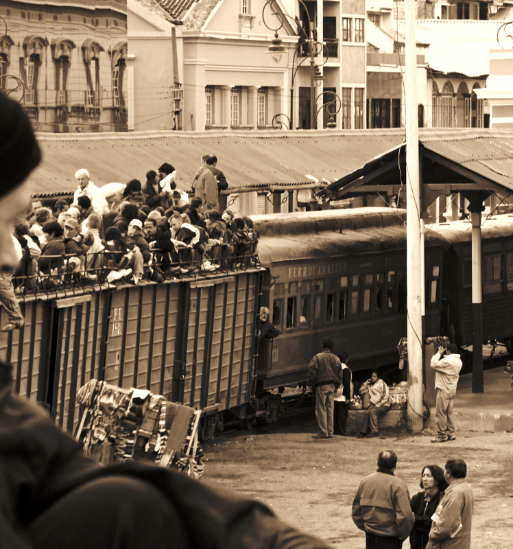 El tren Riobamba-Alausi
